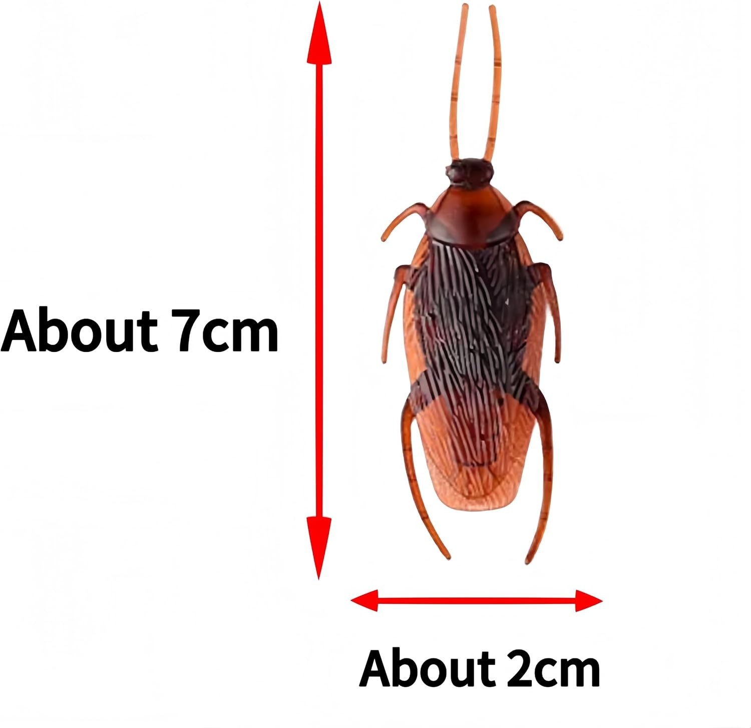 5-Pack Realistic Cockroaches – Ideal for Halloween Parties and Creative Pranks
