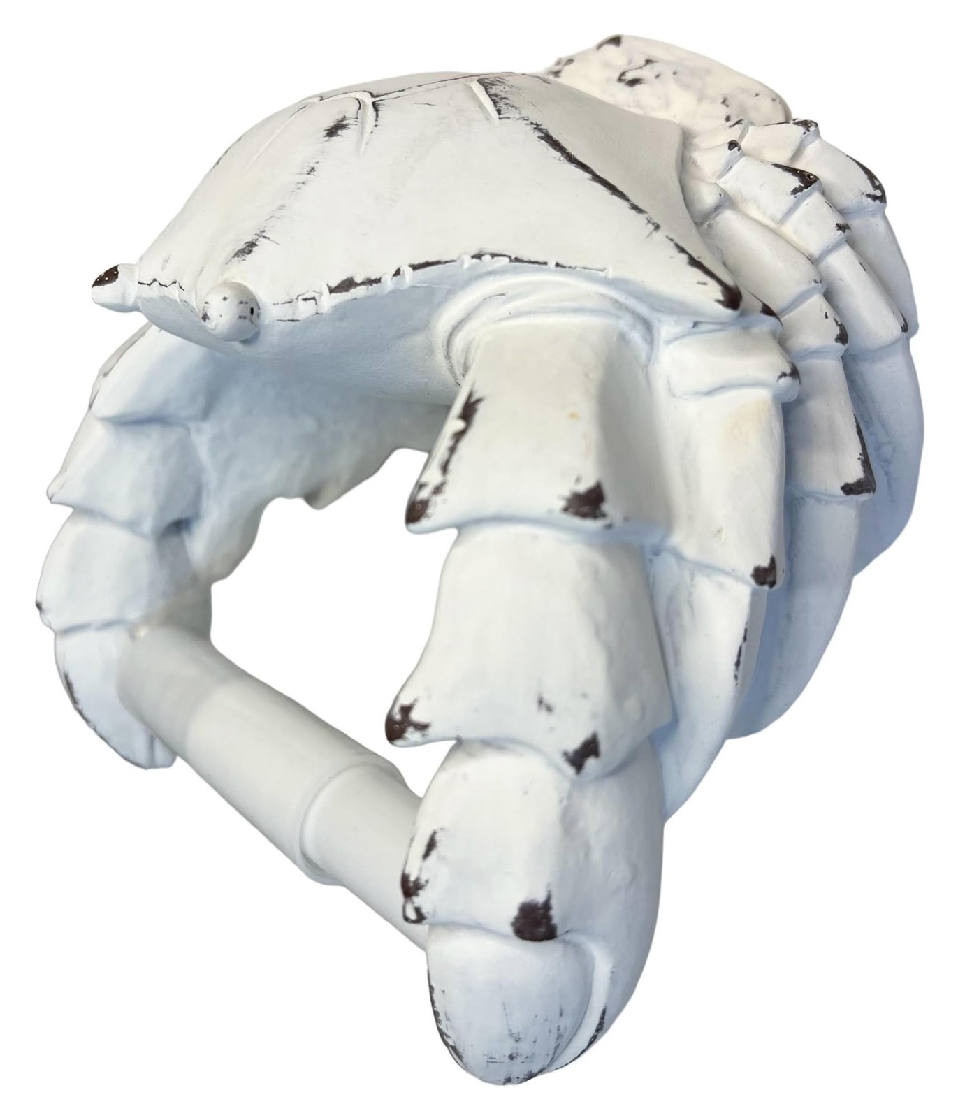 Crab Wall Mount Toilet Paper Roll Holder – Unique Decorative Rustic Nautical Bea
