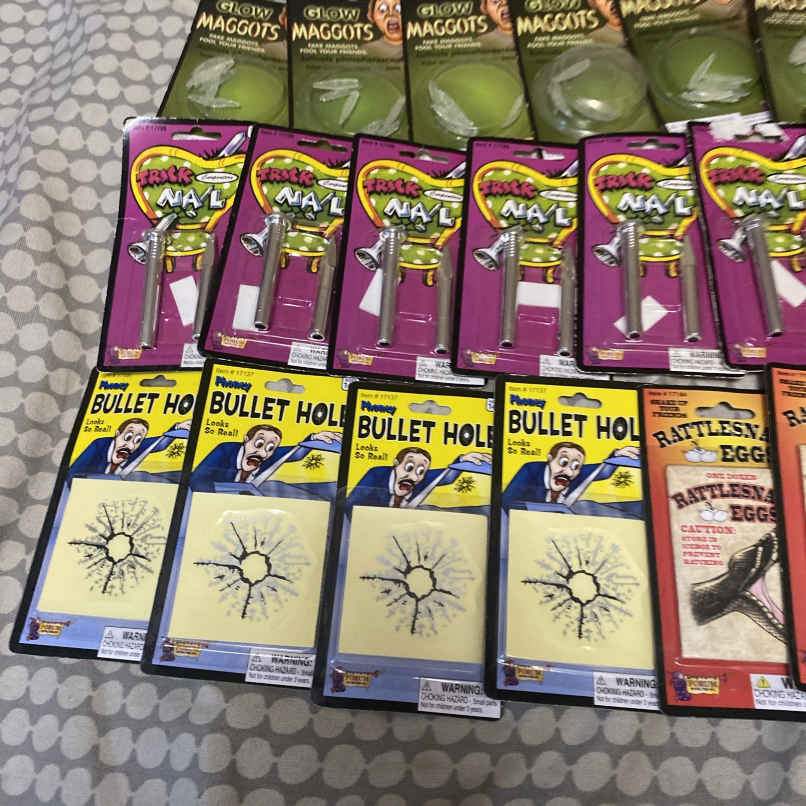 Lot Of Assorted Joke Gag Prank Toys New And Used Forum Novelties