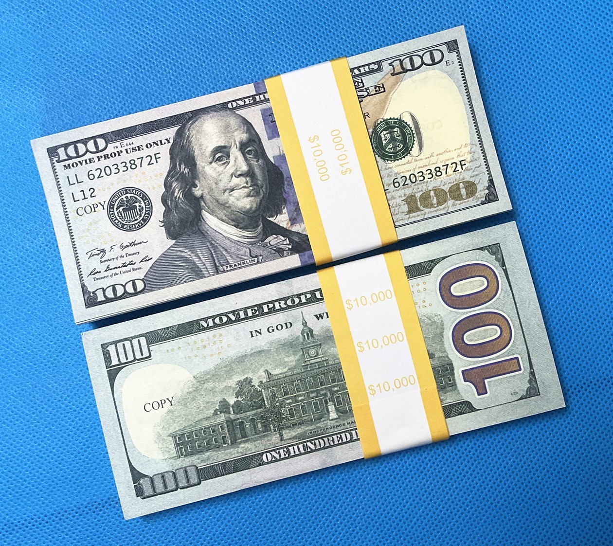 Replica Money Prop for Pranks, Movie Production,Celebrations -1,000pcs 100 Bills