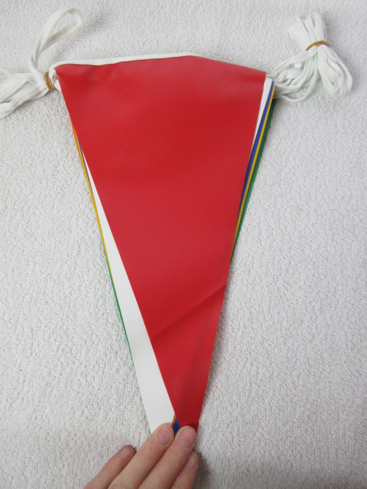 Multicoloured Outdoor Bunting, 11 Metres, Green Yellow Blue Orange White & Red