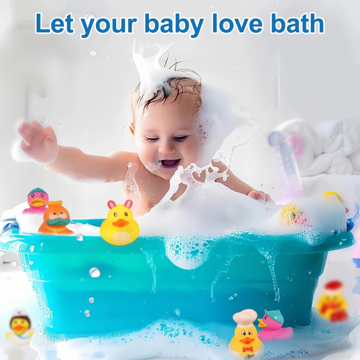 Rubber Ducks in Bulk,Assortment Duckies for Jeep Ducking Floater Duck Bath Toys