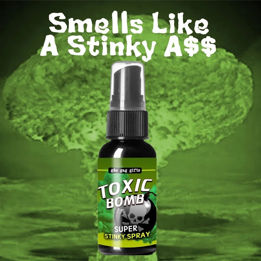 30ML Novelty Liquid Fart Gag Prank Joke Spray Can Stink Bomb Smelly Stinky USA
