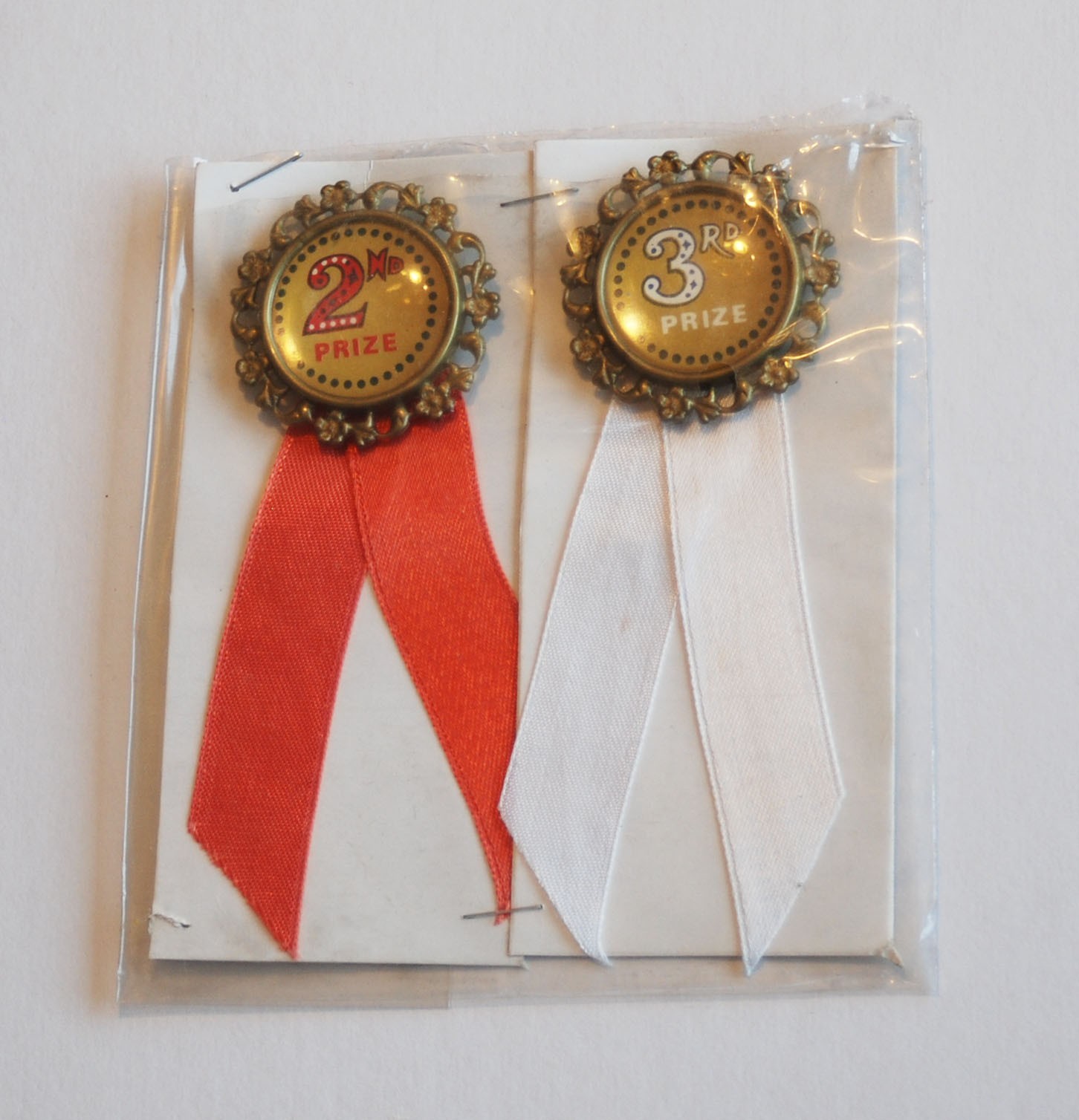 Vintage Fun Fair American Greetings Party Favor Pack Prize Ribbons 2nd 3rd