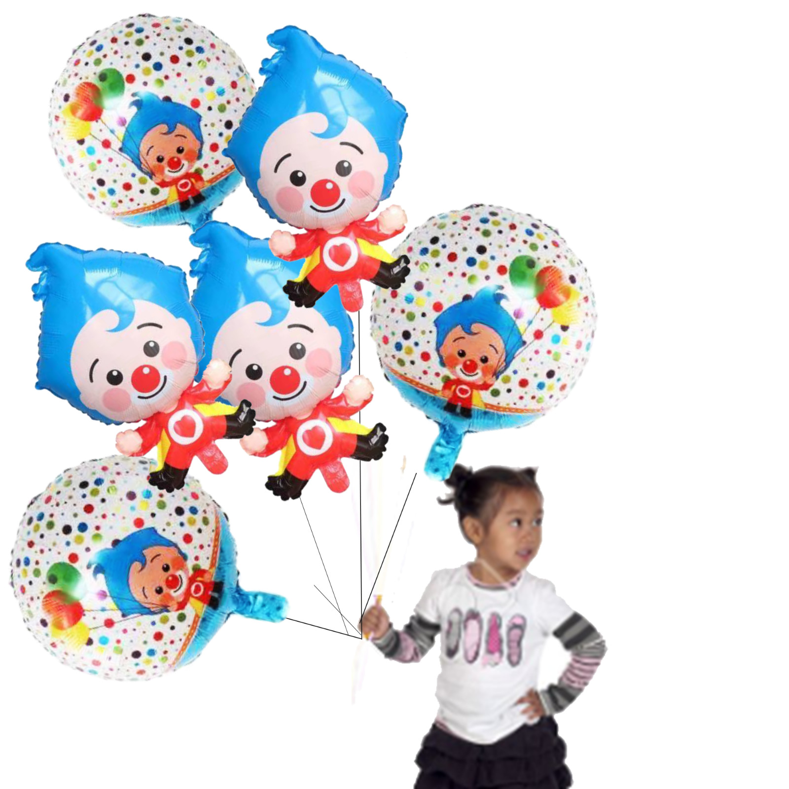 PLIM PLIM PARTY SUPPLIES DECORATION BALLOONS BANNER TABLE COVER THEME CAKE