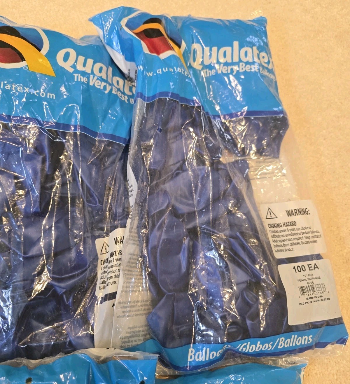 Qualatex Latex Balloons Lot Of 12 Packages New Sealed 1000+ Balloons