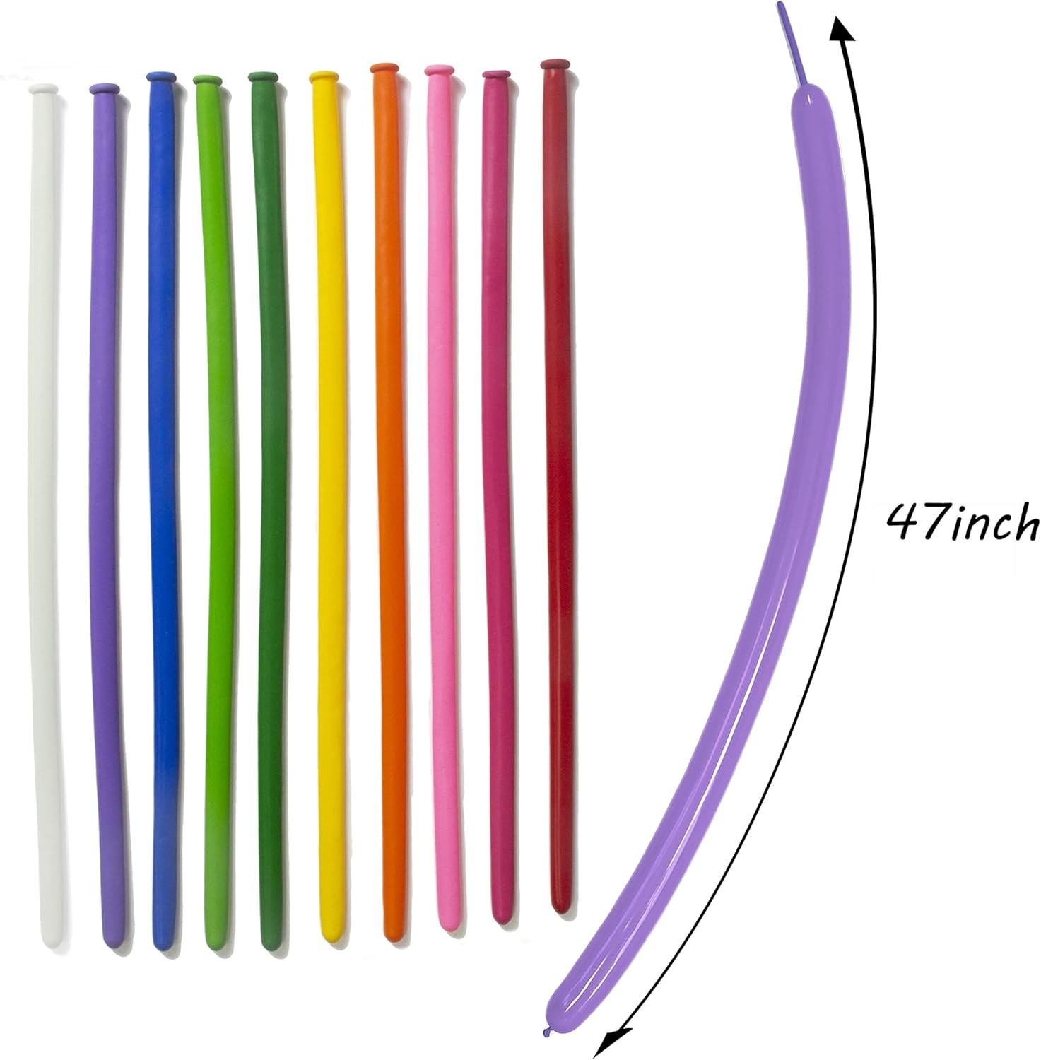 Magic Balloon Animal Kit – 260 Multi-Colored Latex Balloons for Joyful Events