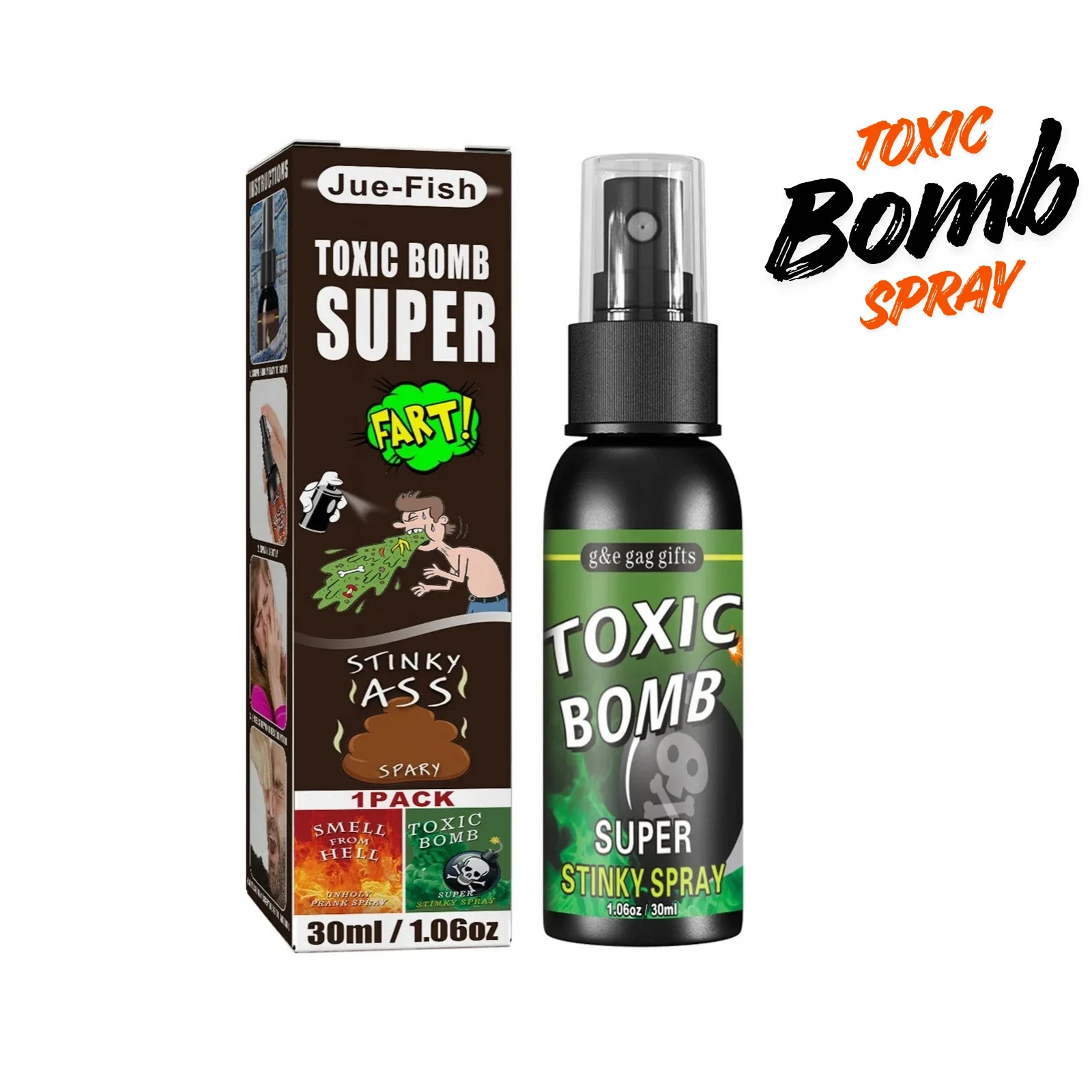 Liquid Ass Spray Mister Fart Prank Pooter Stink Bottle Smell Bomb PRANK GAG