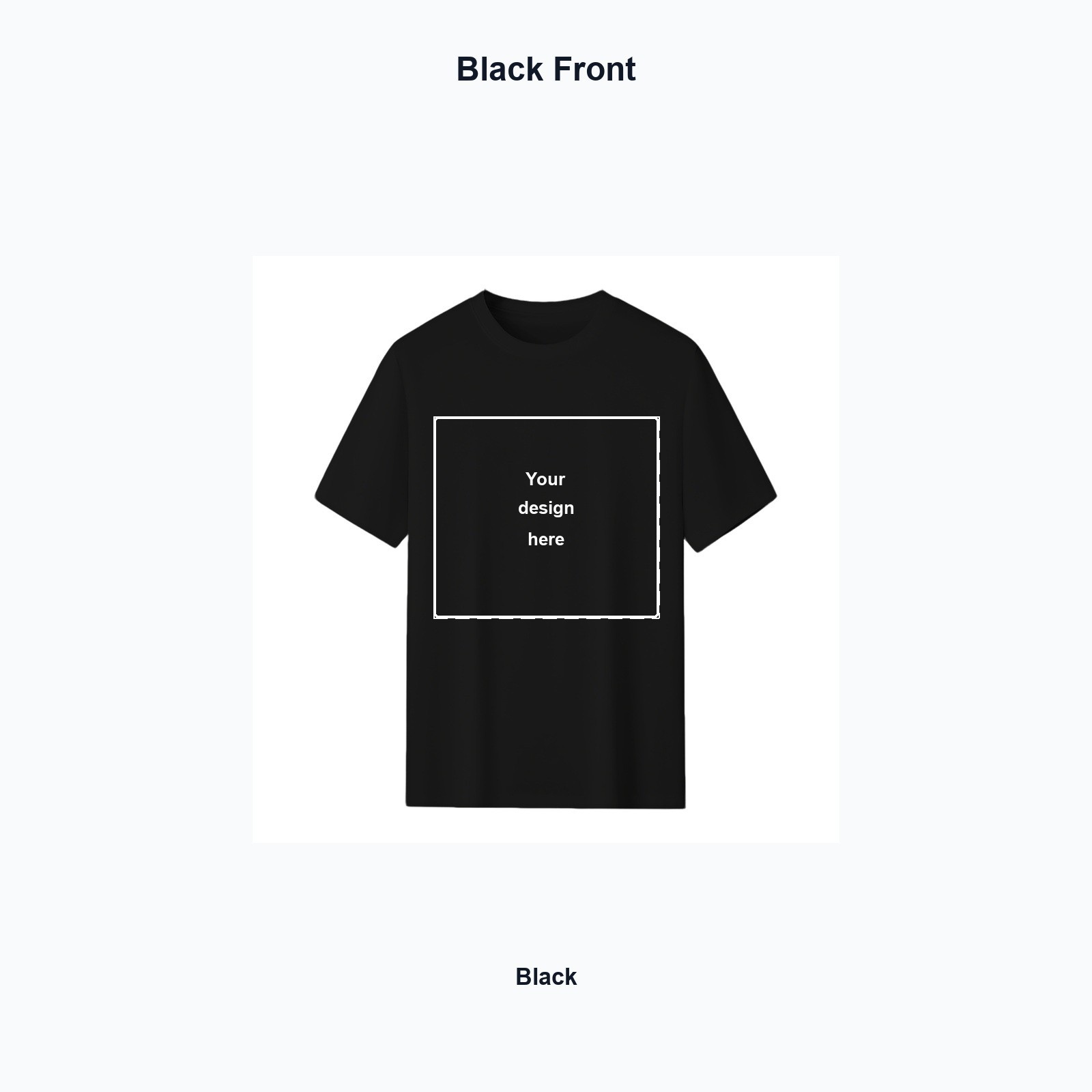 Custom Team Event T-Shirt Upload Logo Text Photo Front Back Cotton Tee