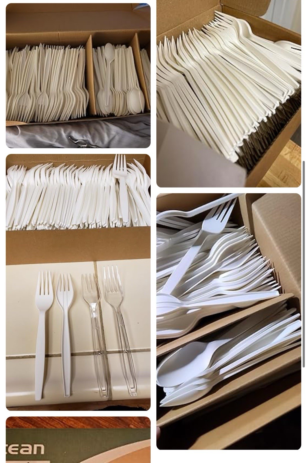 200 Compostable Spoons 6.7” Extra Heavy Duty Biodegradable Disposable Cutlery