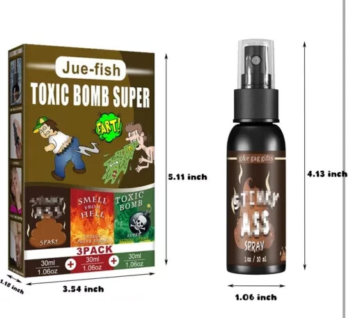 Jue Fish Toxic Bomb Super 3x30ml IMPERFECT BOX