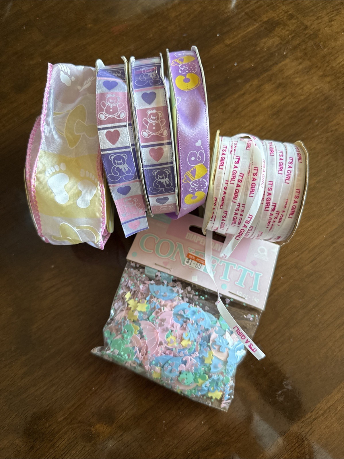 Ribbon Lot – Baby Shower Ribbons Cute Adorable