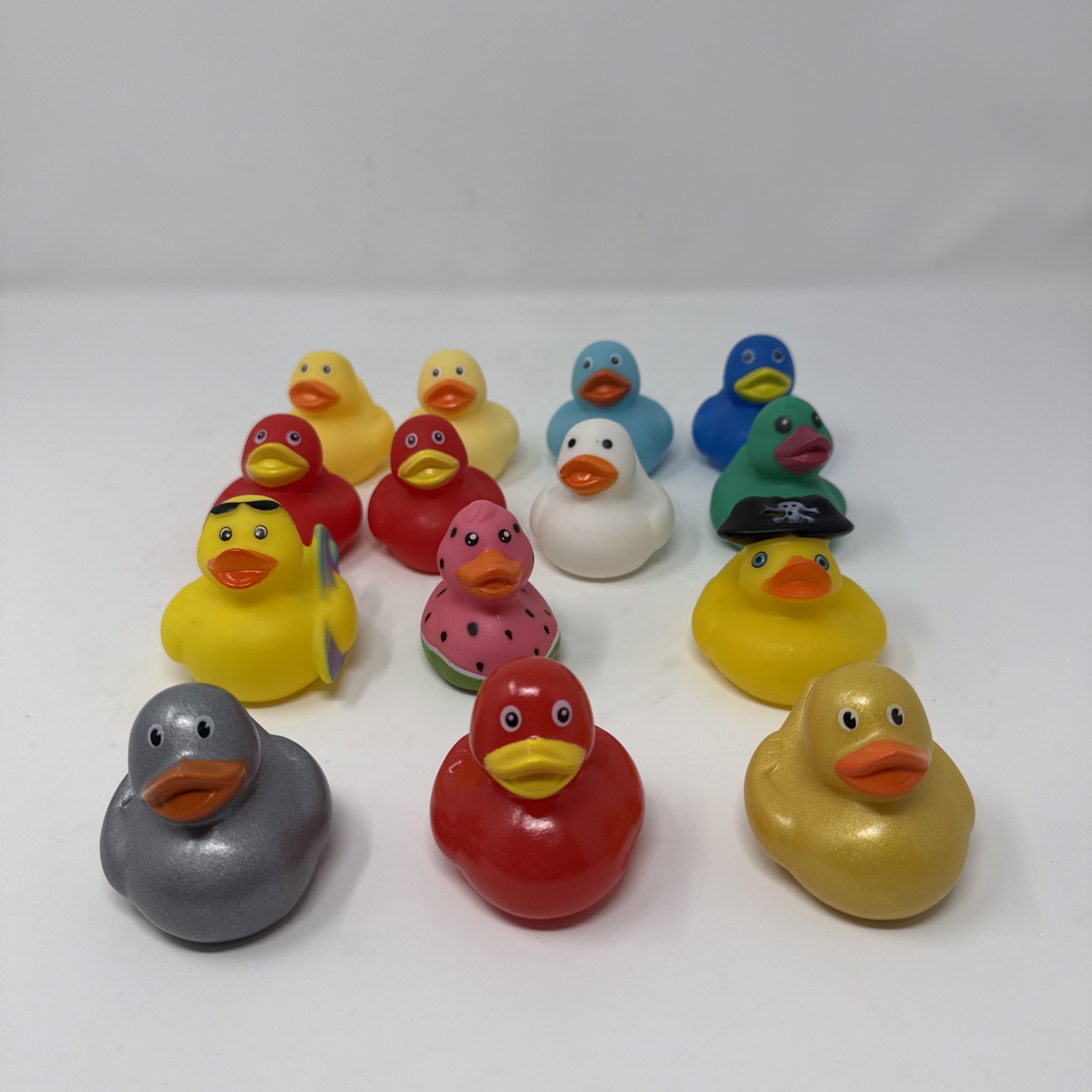 Lot of 14 Rubber Duckies, Jeep Ducking Party Favors Jeep Ducking