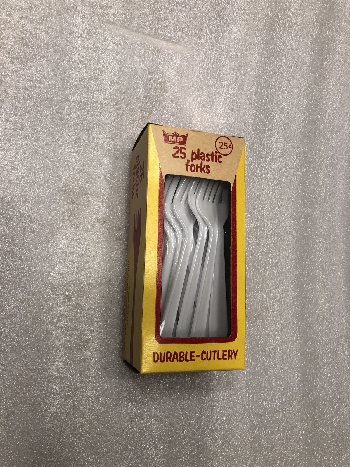 1 Box Vintage Maryland Plastics Inc Plastic Forks New York N.Y NOS