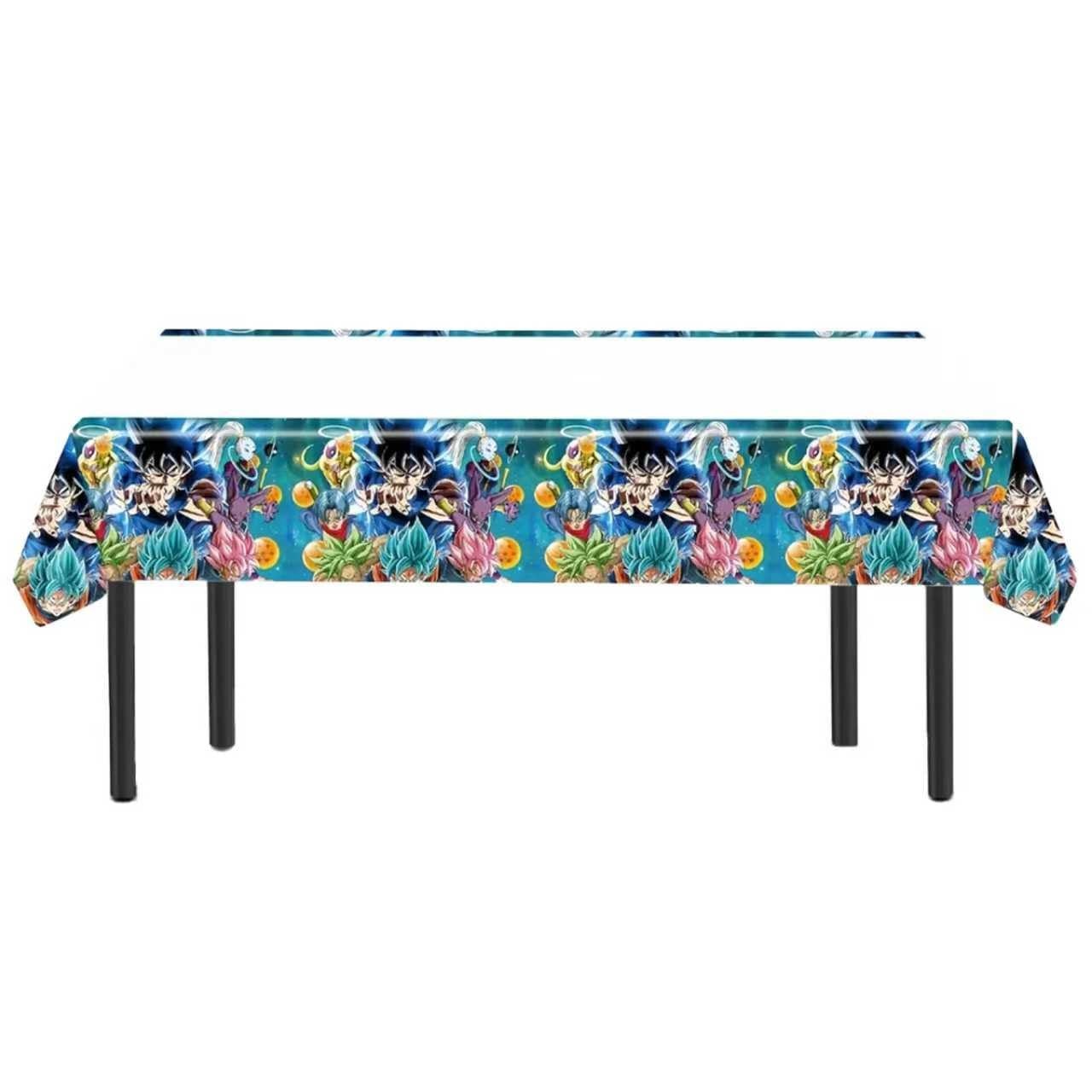 44PCS Dragon Ball Birthday Party Supplies: Banner, Cake Topper, Tablecloth, B…
