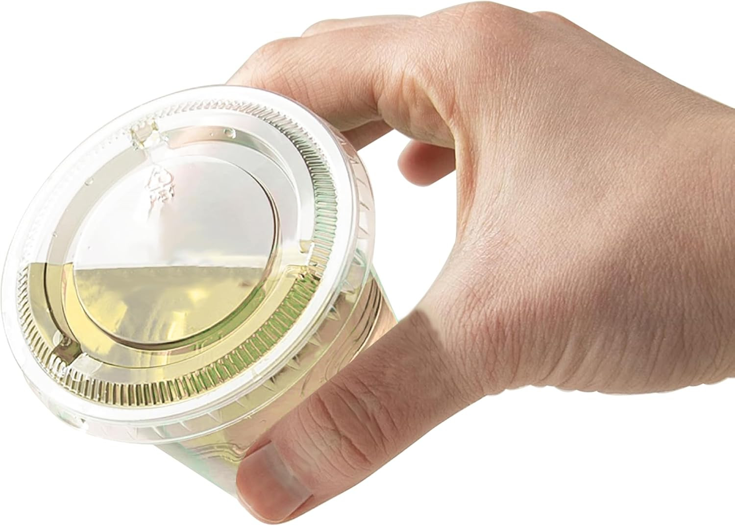 200 Sets-5.5 Ounce Disposable Plastic Jello Shot Cups with Lids