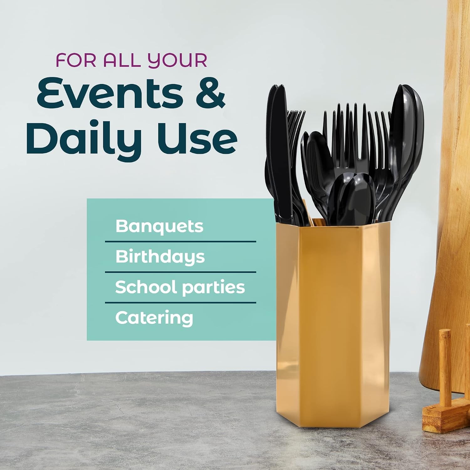 Plastic Spoons Heavy Duty – Disposable Spoons Plastic Utensils – Cutlery For