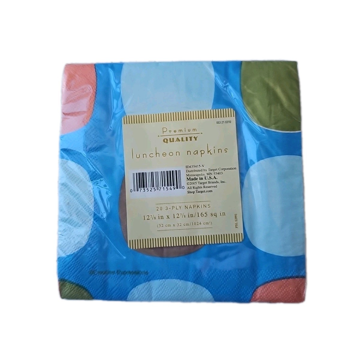 Luncheon Napkins, Premium Quality Disposable Paper Napkins, 400Count, Multicolor