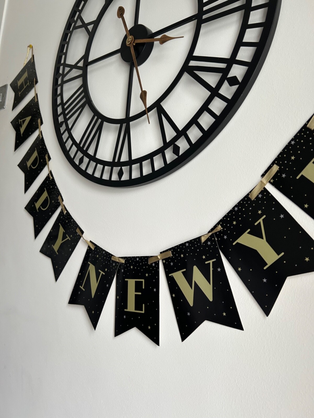 Wall Happy New Year Handing banner Decoration Decorations