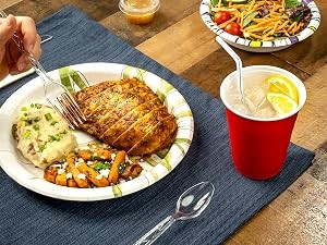 Disposable Clear Plastic Forks, Premium Quality, 100 Count, Large Pack,