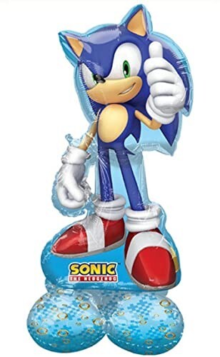 Sonic The Hedgehog 53” Balloon Air-Fill Only Airloonz Birthday Party Decoration