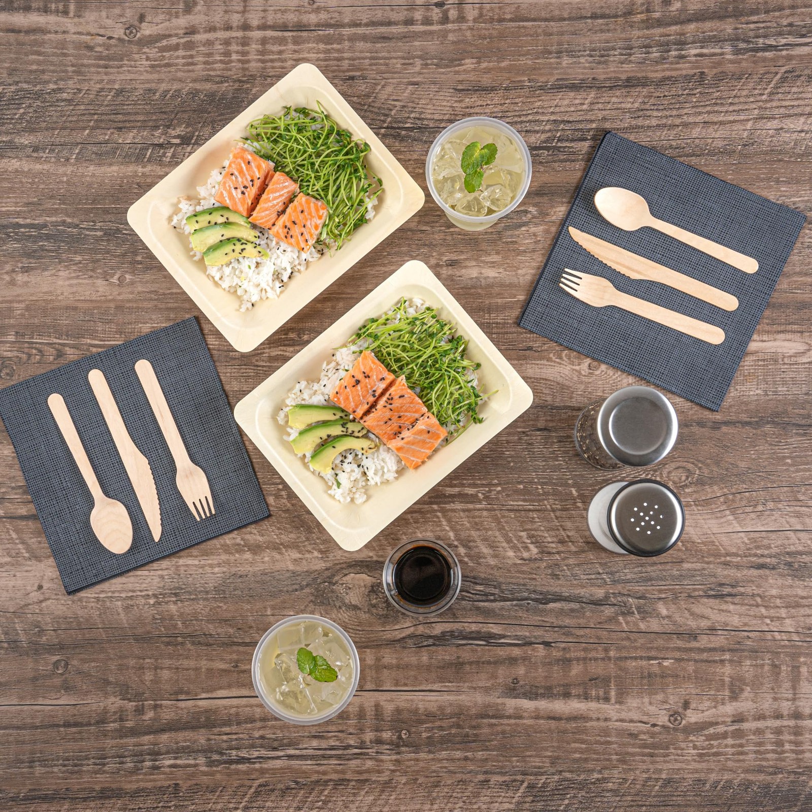 Restaurantware – Taipei 8.7 X 6.7 Inch Serving Plates 200 Disposable Party