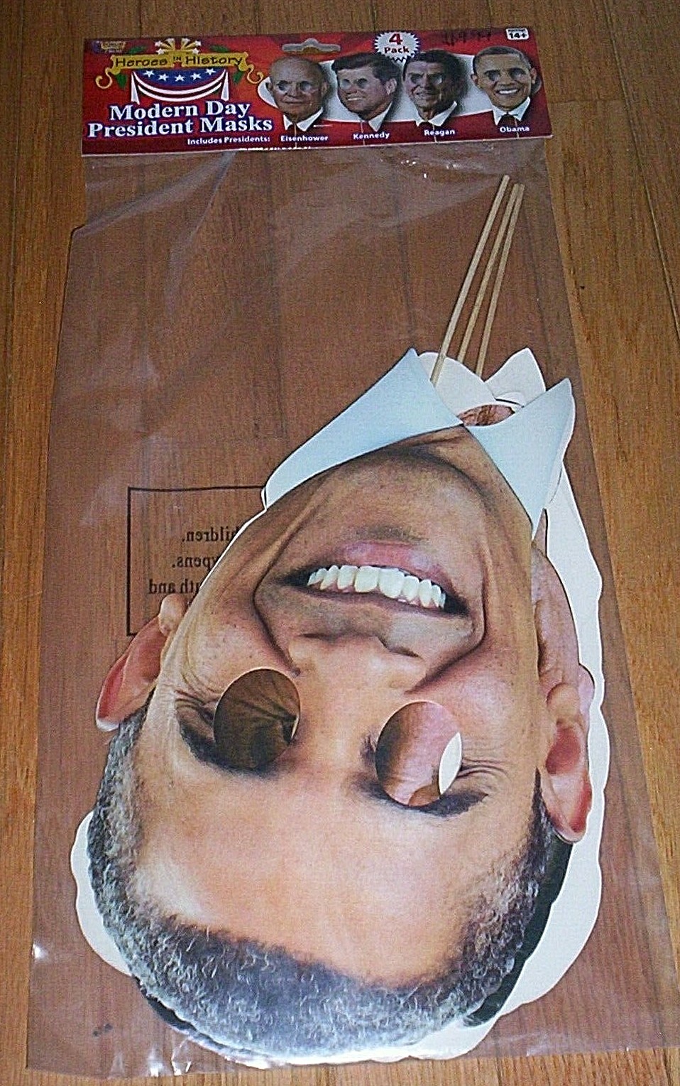 Morris Costumes Adult Unisex Modern Day President On Stick Masks. FM74630