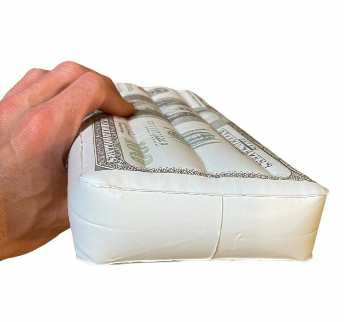 10 Giant Party Inflatable $100 Hundred Dollar Money Bills – Gag Joke Fun Toys