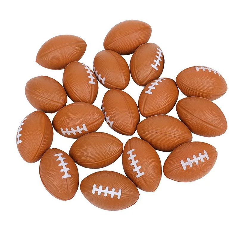 10pcs Sports Ball Stress Relief Squeeze Toys Party Favor Set