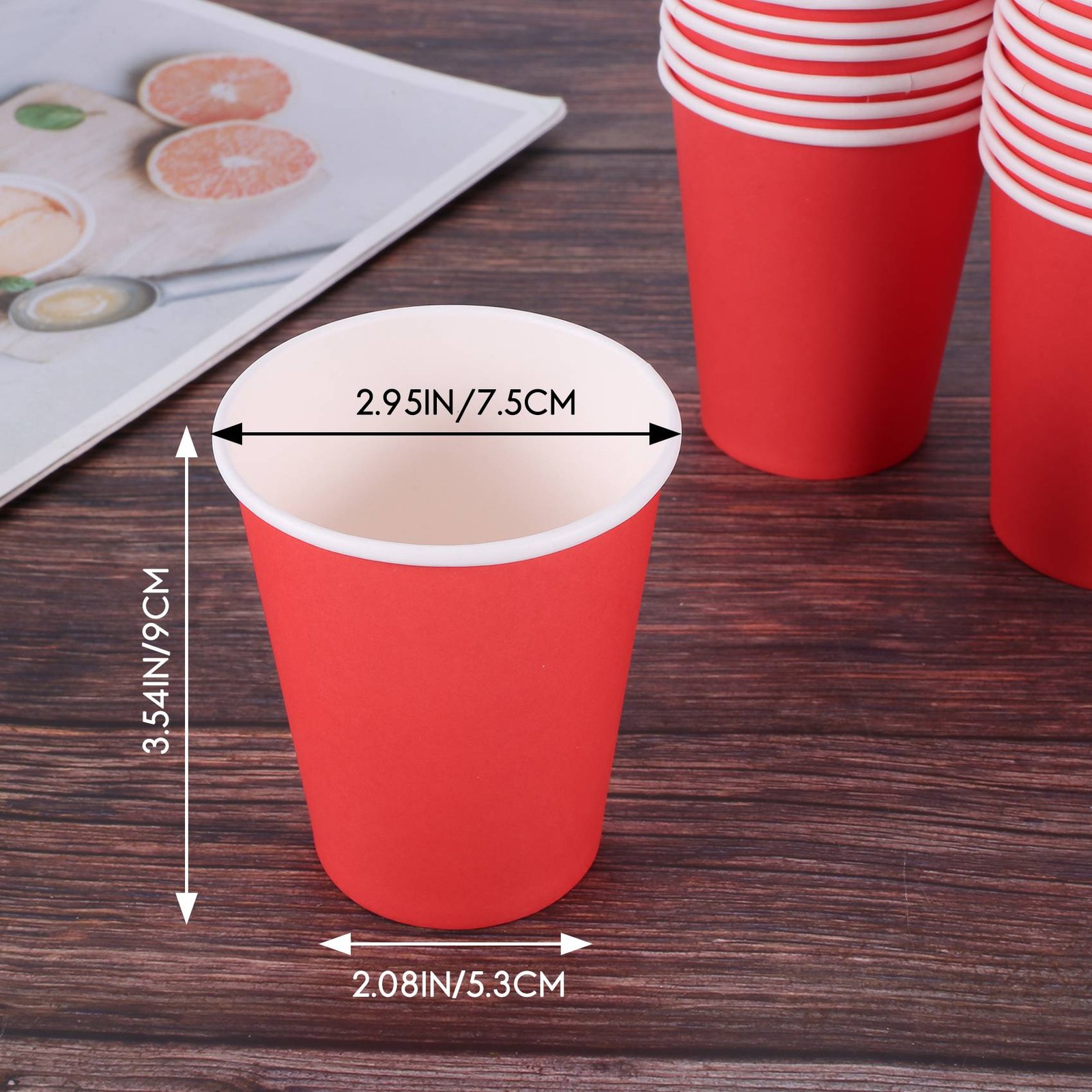 20 Cups (9oz) – Plain Solid Colours Birthday Catering M7W1