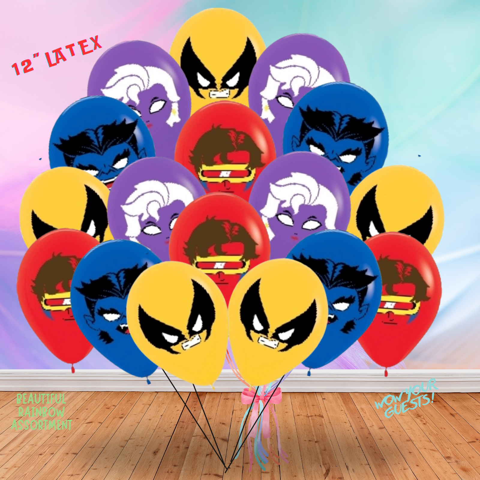 XMEN 97 wolverine cupcake topper birthday party supplies centerpiece decoration