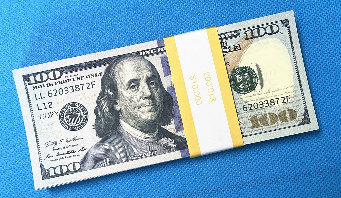 Replica Money Prop for Pranks, Movie Production,Celebrations – 200pcs 100 Bills