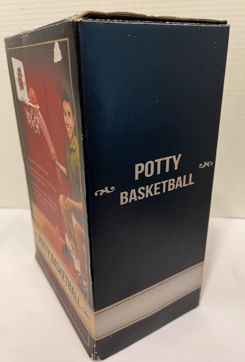 Potty Basketball Free Throw Toilet Bathroom Game Slam Dunk Miniature Gag Gift