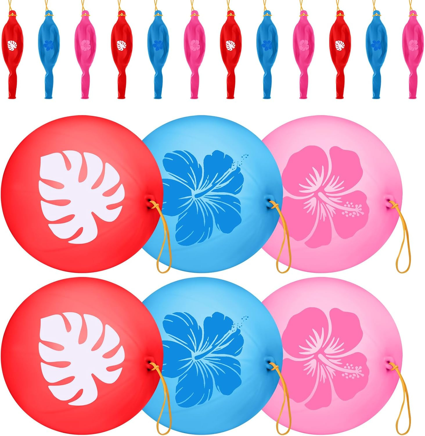 30 Pcs Cartoon Punch Balloons Bulk for Party Game Favors 18 Inch Punching