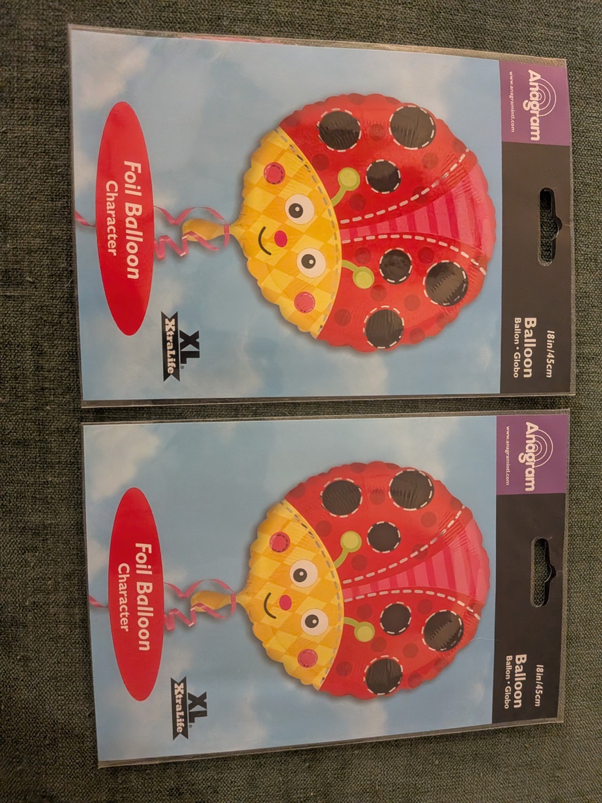 Cute Ladybug 17″ Foil Balloon New Maylar Party Supplies Decor