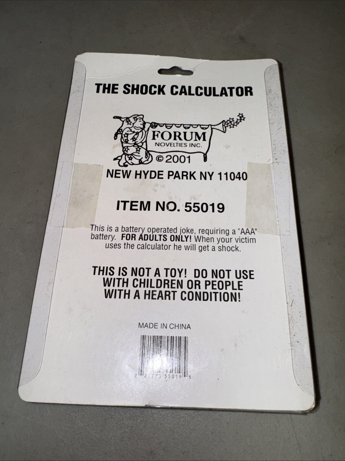 Forum Novelties Inc Electric Shock Calculator Novelty Gag Prank Trick Funny Toy