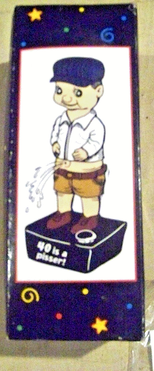 Over The Hill Midlife Crisis 40th Birthday Gag Gift “40 Is A Pisser” Peeing Doll