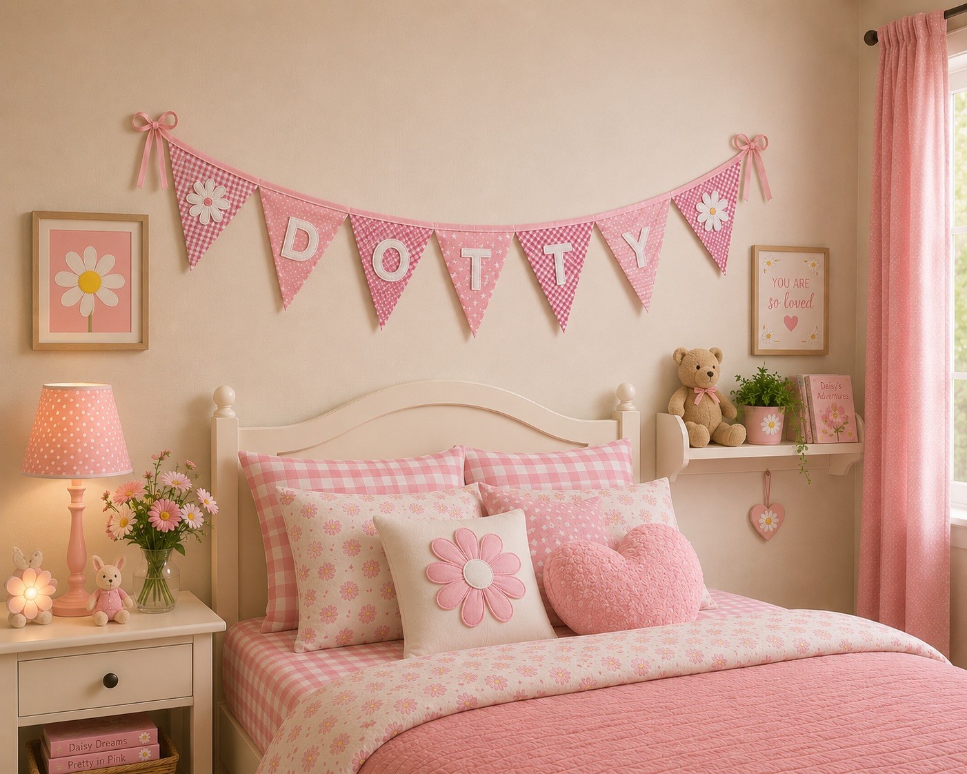 Personalised Bunting, Baby Bunting, Name Bunting, any name/ colour, £2 Per Flag