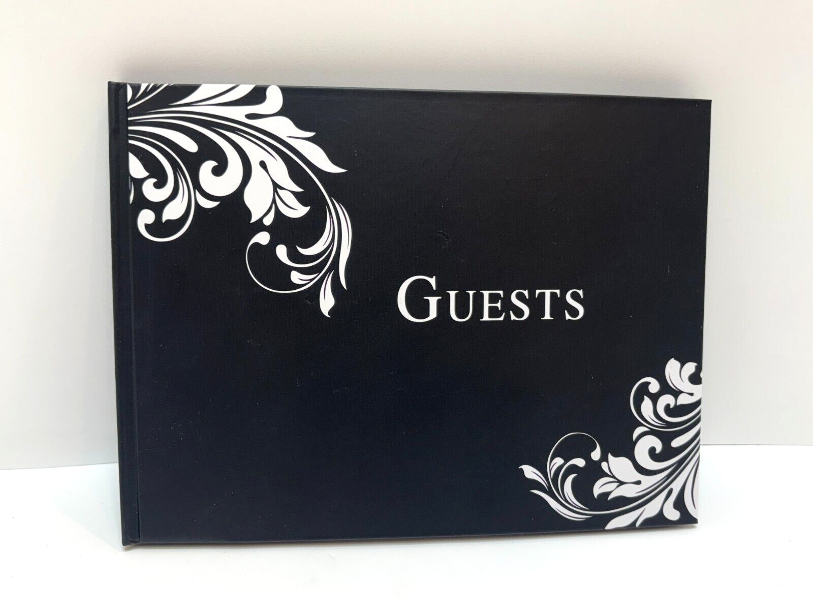 Sign-In Guest Book for Any Occasion Black/White 8″ x 5.75″ 50-Pages