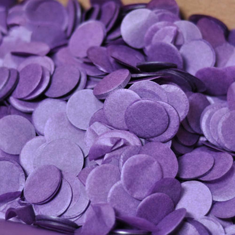 Red Tissue Confetti 1Inch Circle Confetti 5000Pcs for Filled Balloon or Table Pa