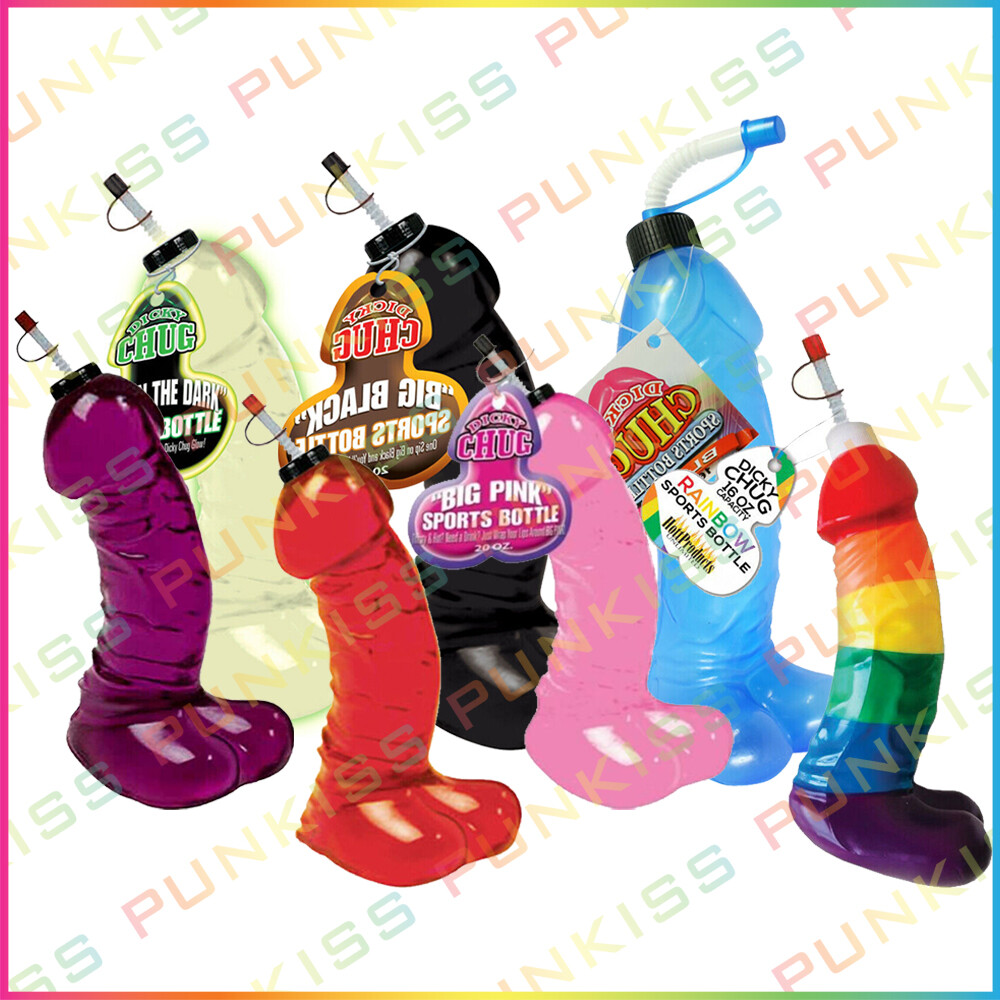 Jumbo Penis Water Bottle💋Bachelorette Party Wedding Bride – Glow in the Dark!
