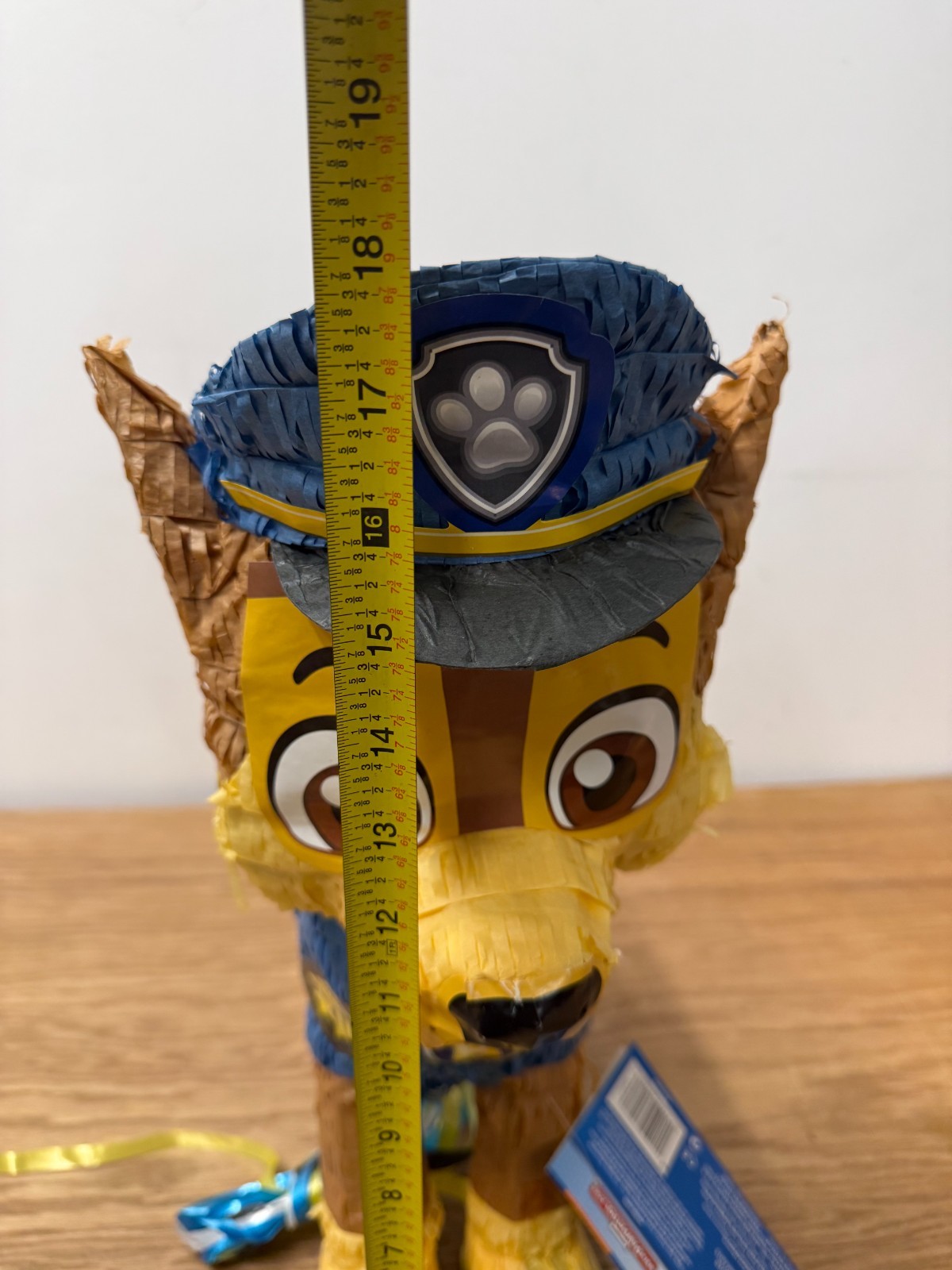 NEW Nickelodeon Kids Paw Patrol Birthday Party Piñata Chase Dog Pinata 18×14″