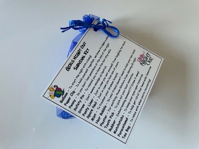Girls Night Out Survival Kit, Novelty Keepsake, 15 items!!