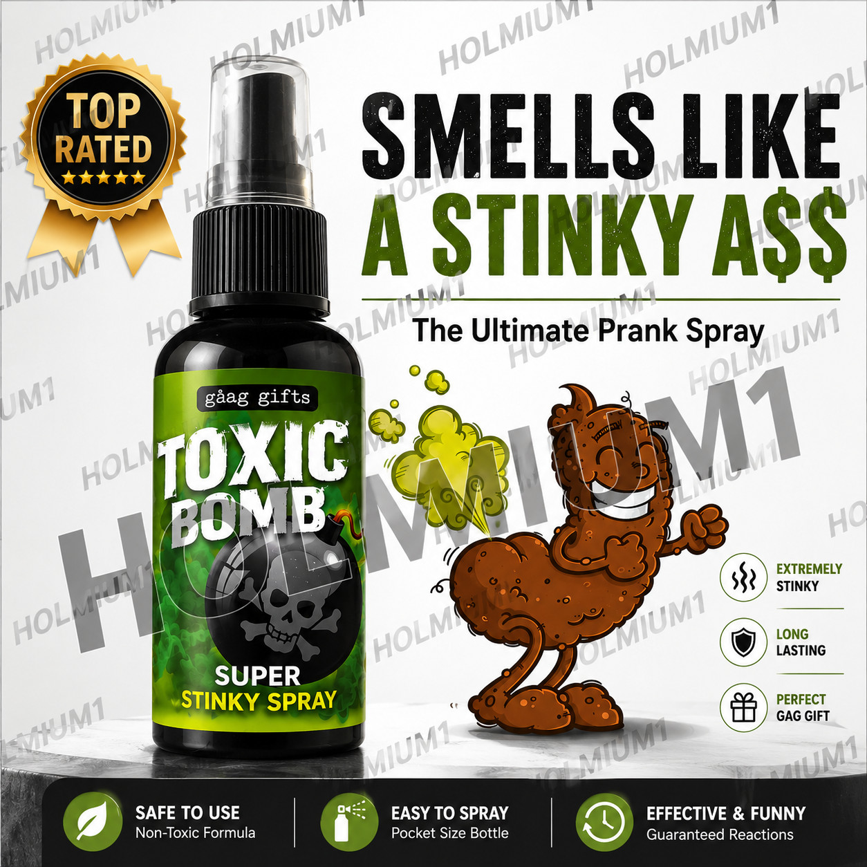 Liquid Fart Spray Stink Bomb Smelly Ass Toxic Bomb Crap Gag Prank Joke
