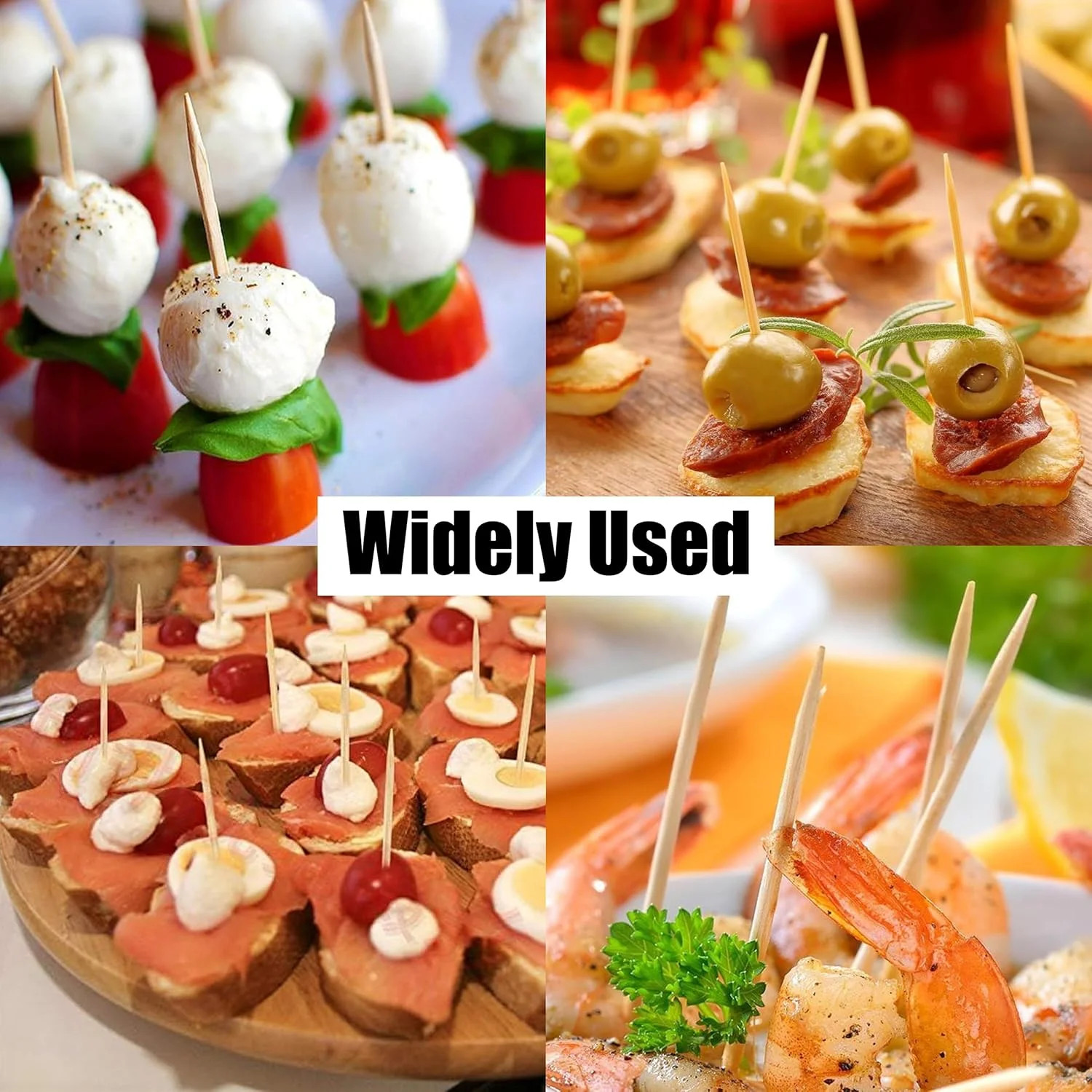 500 Count Toothpicks – Wooden Toothpicks Premium Tooth Picks for Appetizer,Olive