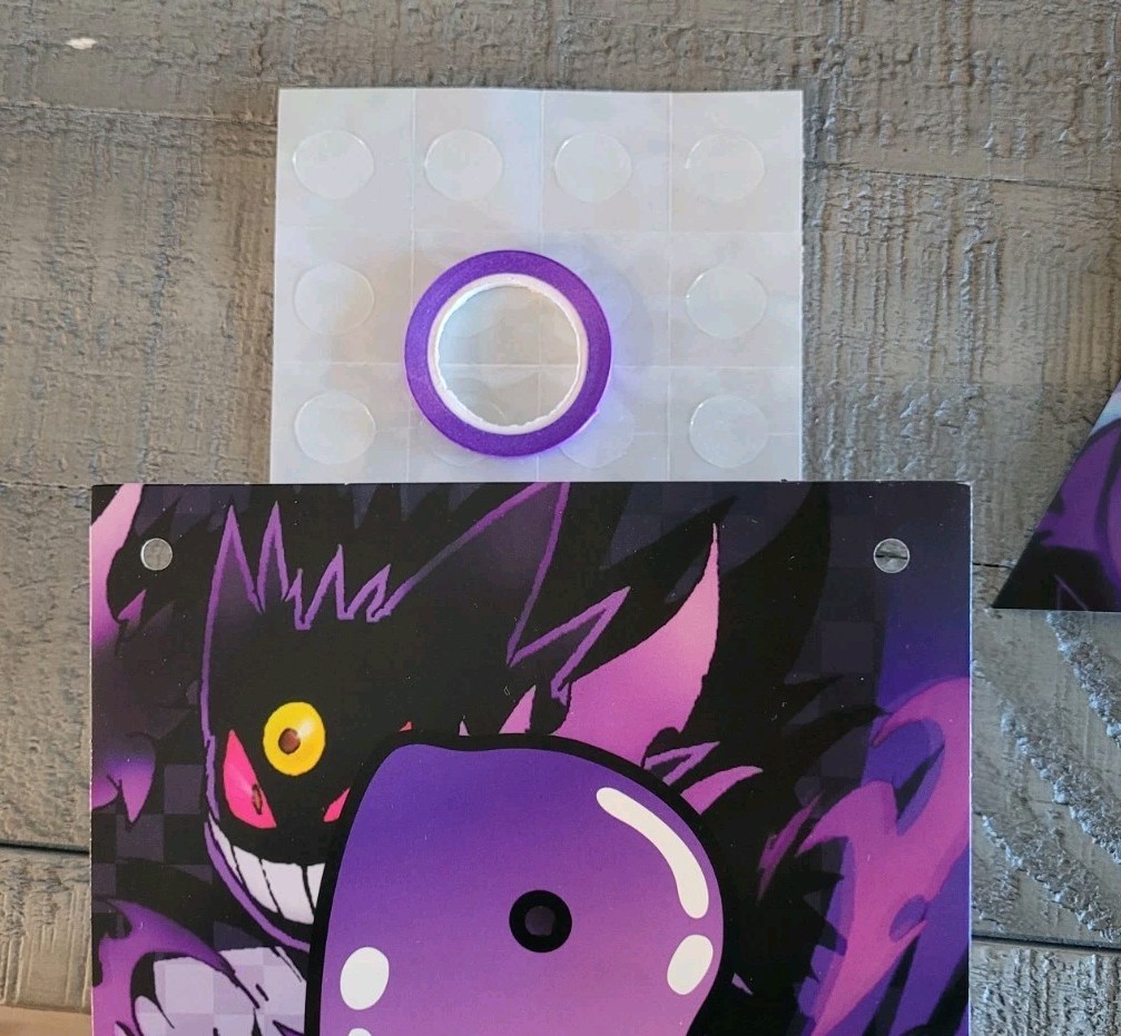 Pokemon GENGAR Happy Birthday String Banner & Cake / Cupcake Toppers (B2-G1)