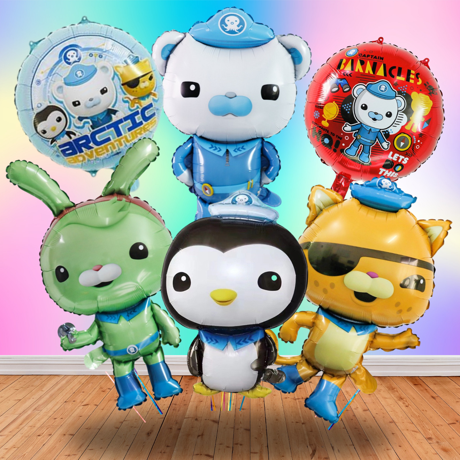 OCTONAUTS BIRTHDAY PARTY CUPCAKE TOPPER BALLOON CAKE party decoration theme idea