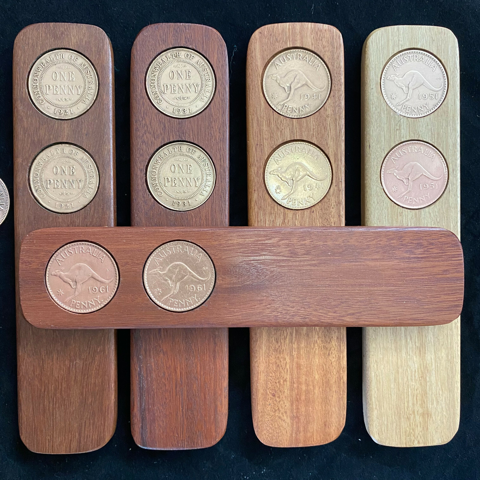 1954 Birthday Wedding Anniversary Gift Present Two-Up Game Australian Pennies