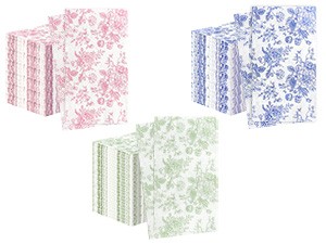50 Pcs Iridescent Light Pink Paper Plates 25 × 7” and 25 × 9” Disposable Pink