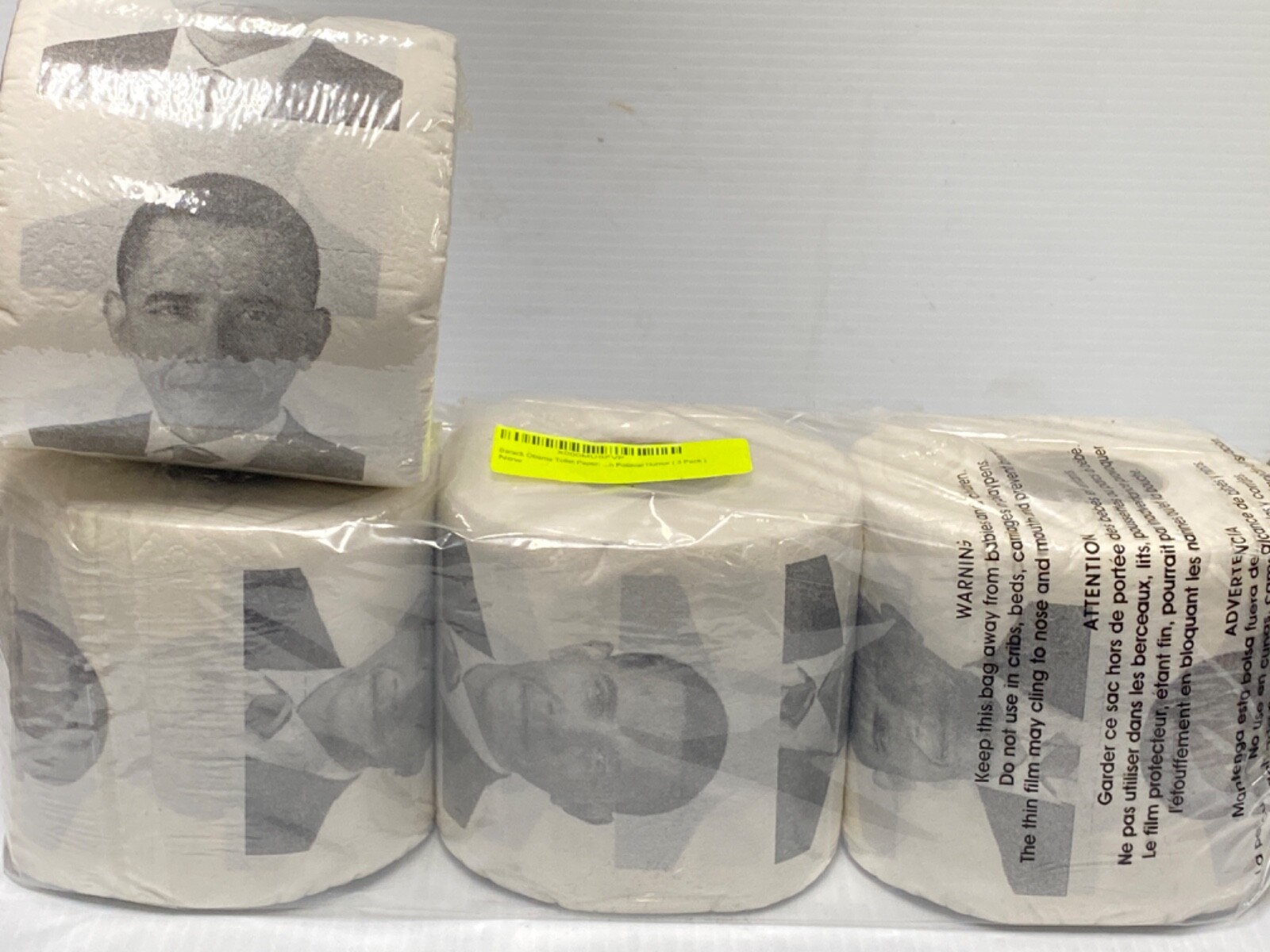 NEW Barack Obama Toilet Paper LOT 4 (FC107-1Q1646